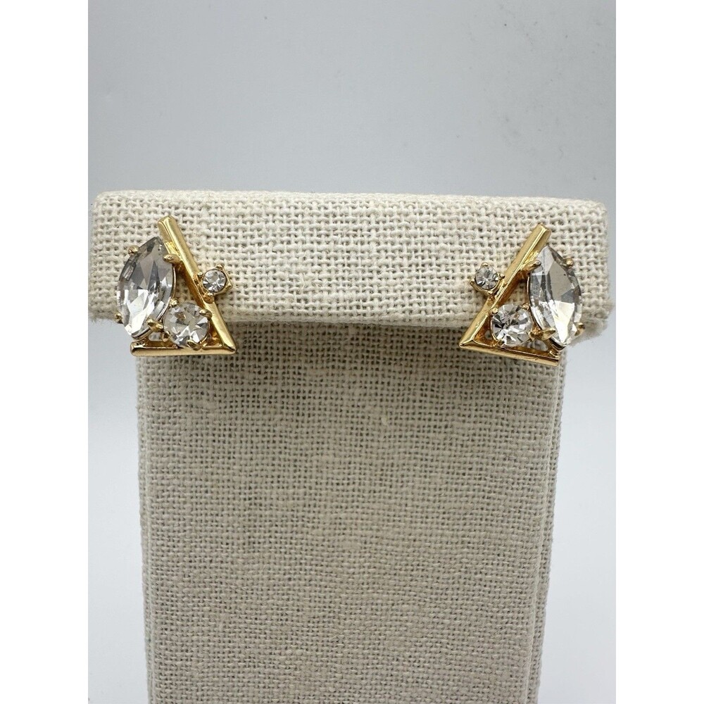 J.Crew Rhinestone Pierced Stud Earrings